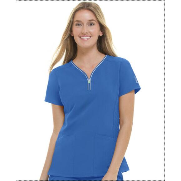 healing hands Tops - HH360 Healing Hands Sonia Scrub Top Royal Blue Small